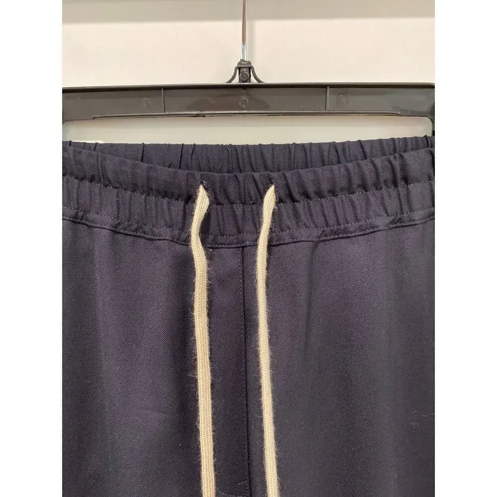 Nili Lotan Aida Wool-Blend Twill Pants in Blue - Picture 8 of 14